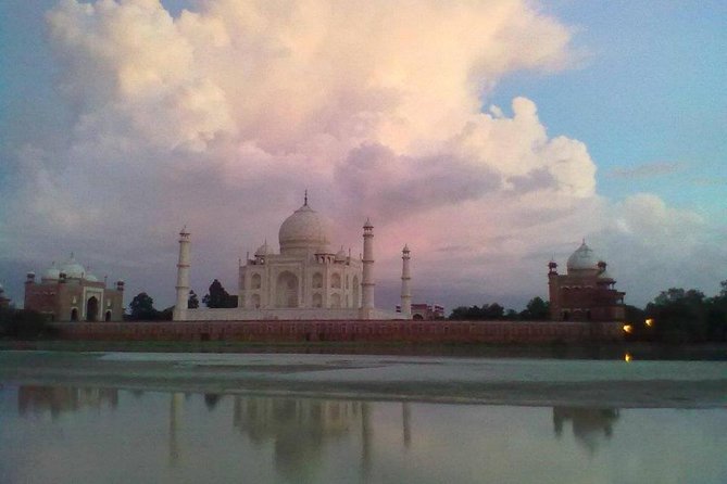 Behind the Taj Mahal with Sunrise or Sunset view by Tuk Tuk Ride - Mehtab Bagh at golden hour: the Taj’s reflection moment