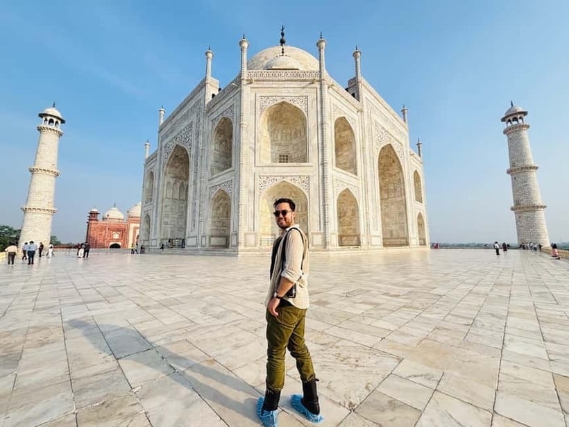 From Delhi: Taj Mahal & Agra Fort Tour with Transfers - Taj Mahal with sunrise timing and guided context