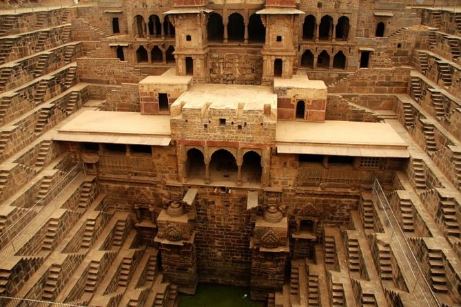 Guided Fatehpur Sikri & Abhaneri Tour From Agra To Jaipur By Car - Abhaneri and Chand Baori: self-guided time in a geometry-powered stepwell
