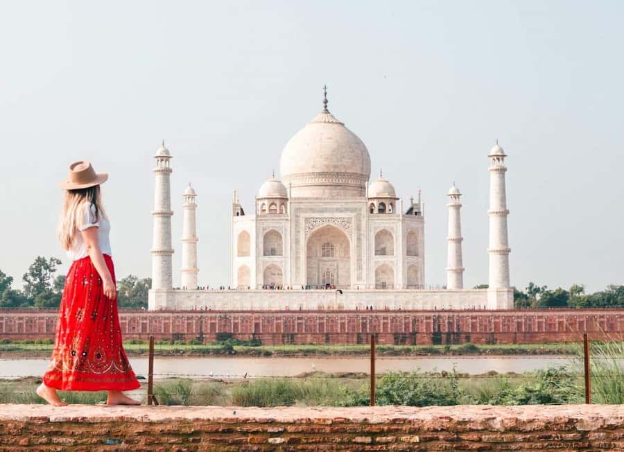 India: Premier High Value Taj Mahal Tickets with Transfers - First Views of the Taj Mahal: Marble, Proportions, and the River Backdrop