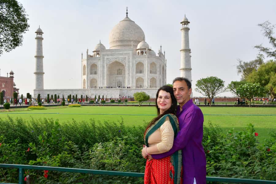 Same Day Agra/Taj Mahal Tour from Delhi – All Inclusive - Mehtab Bagh rear views or a marble inlay workshop at 2:30 PM