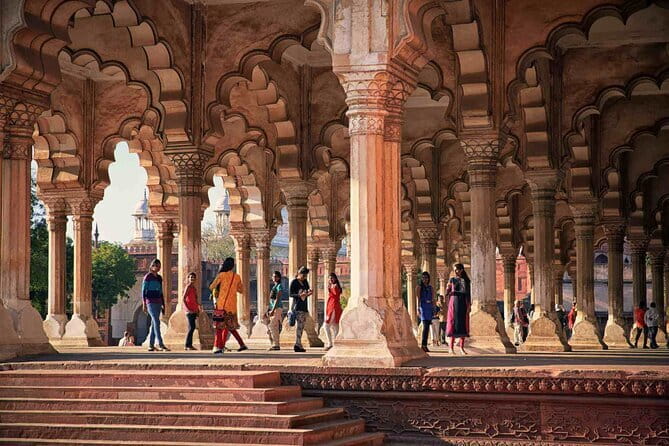 Sunrise Taj Mahal, Agra Fort, Red Taj and Moonlit Garden Private Tour - Mehtab Bagh in the evening: Taj views from the moonlit-garden side