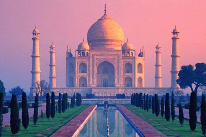 Sunrise Taj Mahal, Agra Fort, Red Taj and Moonlit Garden Private Tour - Taj Mahal parking to your camera: included battery bus helps