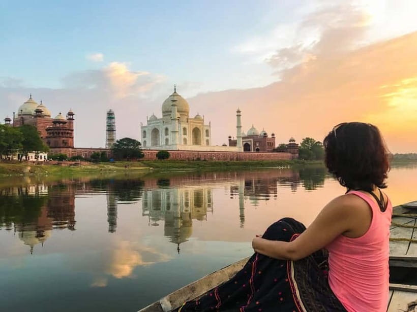 Taj Mahal Back View Yamuna Boat Ride Tour - Early Morning Pickup and Private AC Comfort in Agra