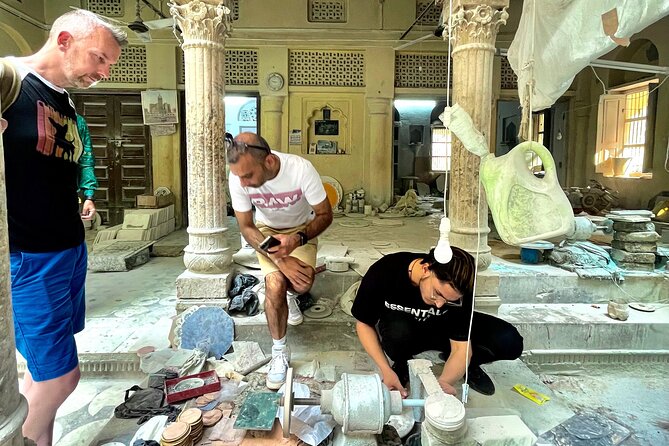 Taj Mahal Handicraft Walk: Explore True India with Artisans - Zardozi gold embroidery: the slow craft behind the sparkle